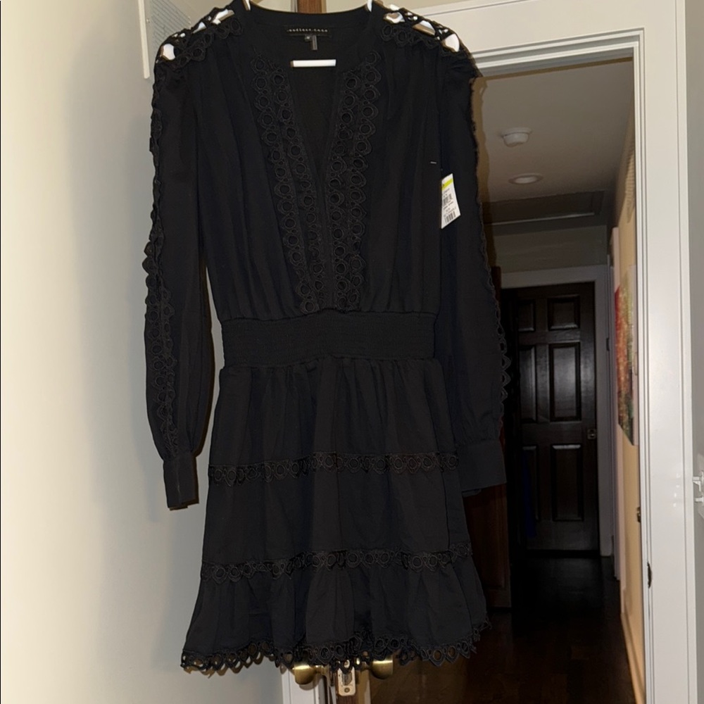 Elegant Black Lace Dress